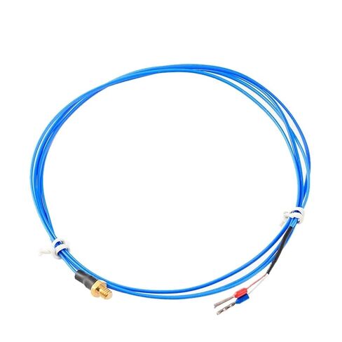 K/PT100 Type M3 M4 Copper Screw Thermocouple with 0.5/1/2M High Precision Waterproof PTFE Cable 3D Printer Temperature Sensor(K Type M3 1m) in Saudi Arabia