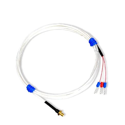 K/PT100 Type M3 M4 Copper Screw Thermocouple with 0.5/1/2M High Precision Waterproof PTFE Cable 3D Printer Temperature Sensor(K Type M3 1m) in Saudi Arabia