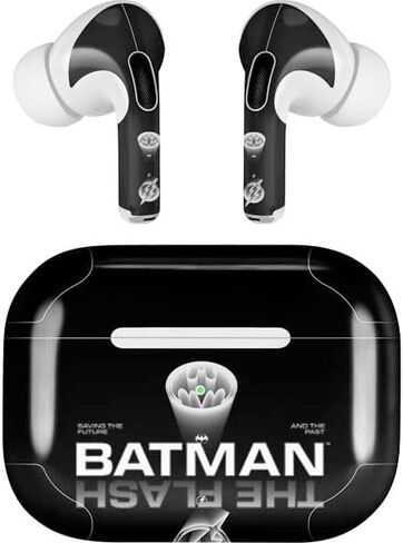 Skinit Decal Audio Skin Compatible with Apple AirPods Pro - Officially Licensed DC Comics The Flash Movie: Batman Multiverse Logos Design in Kuwait