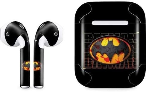 غلاف صوتي من Skinit متوافق مع Apple AirPods - مرخص رسميًا من DC Comics The Flash Movie: تصميم ملصق Flash in Kuwait