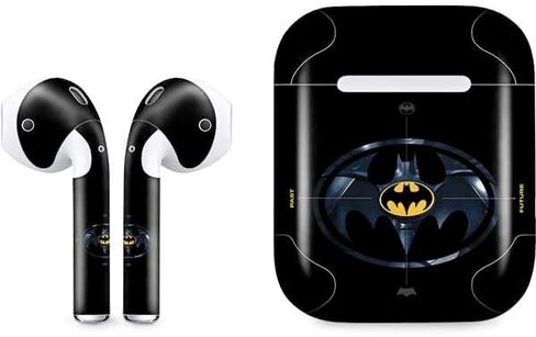 غلاف صوتي من Skinit متوافق مع Apple AirPods - مرخص رسميًا من DC Comics The Flash Movie: تصميم ملصق Flash in Kuwait