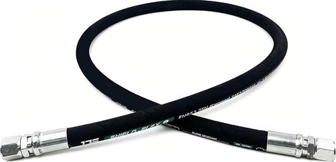 Jooptoolwook Hydraulic Hose Swivel Assembly 3/8" Hydraulic Hose with Female JIC X Female JIC 48" Long 4785 psi, Black in Kuwait