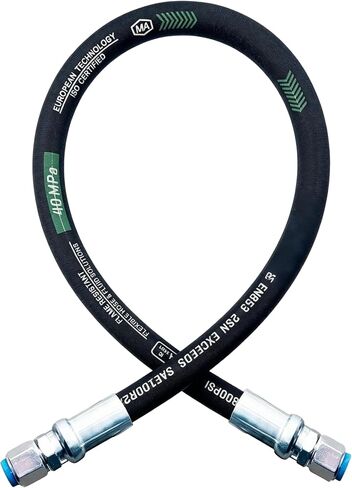 26711-12-12-24 Hydraulic Hose Swivel Assembly 3/4" Hydraulic Hose with Female JIC X Female JIC, 3118 PSI, 24" Long in Kuwait
