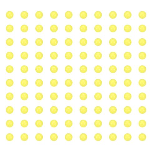 uxcell 200pcs PP Plastic Bearing Balls, 3/16"(5mm) Solid Plastic Balls G2 Precision Polypropylene Mini Ball, Yellow in Kuwait