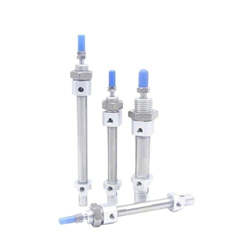 1pcs Mini Air Cylinder MI Series Bore 10mm MI10 Stainless Steel Mini Pneumatic Cylinder 10-200mm Stroke U Type(MI10X40-U,with Magnet (-S)) in Kuwait
