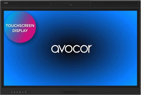 Avocor 55″ Windows Collaboration Display | Certified for Microsoft Teams | Ideal for Hybrid Workspaces, Conference Rooms and Classroom Use | 4K, 20-Point Touch, Integrated Camera & Speakers in Saudi Arabia