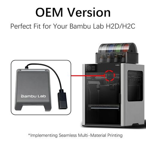 Original Bamboo H2D H2C Enhanced Toolhead Cooling Fan – Prevents Heat Creep & Clogging, Smart Temperature Control, Plug-and-Play Upgrade for High-TempFilaments,for Bambu Lab H2D Hotend Extruder Fan in Kuwait