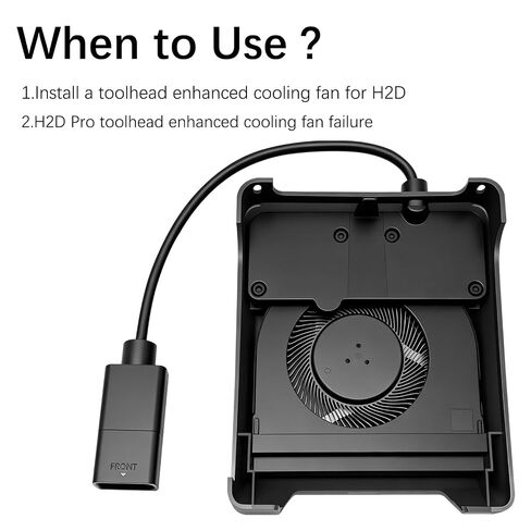 Original Bamboo H2D H2C Enhanced Toolhead Cooling Fan – Prevents Heat Creep & Clogging, Smart Temperature Control, Plug-and-Play Upgrade for High-TempFilaments,for Bambu Lab H2D Hotend Extruder Fan in Kuwait