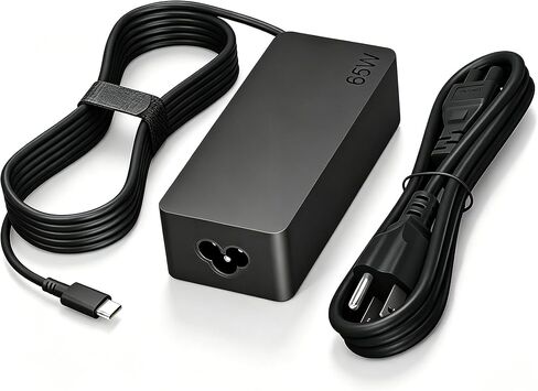استبدال 65W Lenovo Laptop Charger USB C لـ Lenovo ThinkPad T480S T580S E480 E580 X1 CARBOON T16 P14S L14 YOGA 7I 9I C930 C940 Chromebook C330 S330 100E 300E 500E EDAPER in Kuwait