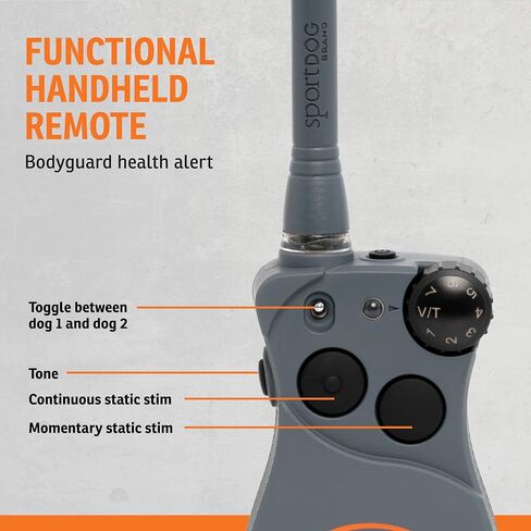 SportDOG Brand SportHunter 1825X Remote Trainer - Static Collar with 1 Mile Range - Rechargeable Dog Training Collar with Static, Vibrate, and Tone - SD-1825X in Kuwait