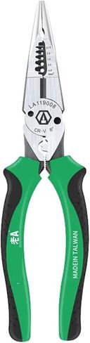 Multi Pliers Wire Stripper 0.7-4.0mm range 8 Inch Cr-V Crimping Tool 6 in 1 Long Nose Needle-nose Cutter in Kuwait