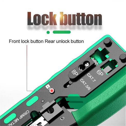 Perforated Network Clamp Network Cable Clamp Crimping Terminal Jack Professional 5 6 7 Class Broadband Universal in Kuwait