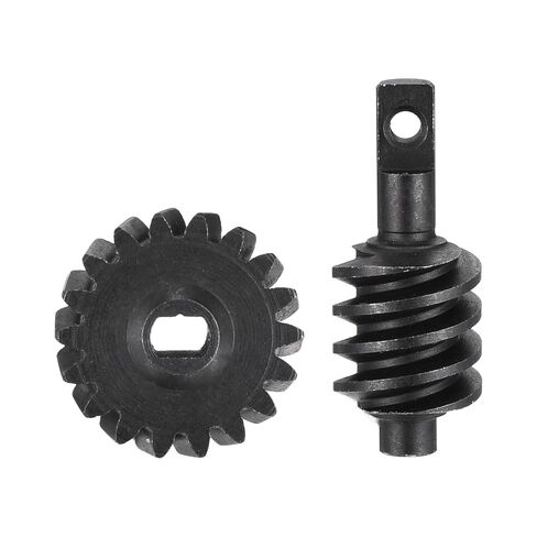 MECCANIXITY 2 Set Hardened Steel Axle Differentials Gear, 14T/18T Steel Gear Upgrade Parts for RC Vehicles Truck Drift Car Part, Black in Kuwait