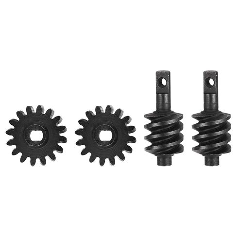 MECCANIXITY 2 Set Hardened Steel Axle Differentials Gear, 14T/18T Steel Gear Upgrade Parts for RC Vehicles Truck Drift Car Part, Black in Kuwait