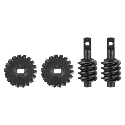 MECCANIXITY 2 Set Hardened Steel Axle Differentials Gear, 14T/18T Steel Gear Upgrade Parts for RC Vehicles Truck Drift Car Part, Black in Kuwait