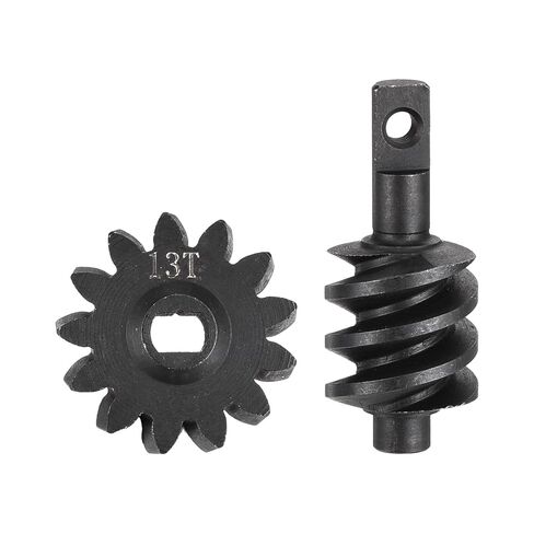 MECCANIXITY 2 Set Hardened Steel Axle Differentials Gear, 14T/18T Steel Gear Upgrade Parts for RC Vehicles Truck Drift Car Part, Black in Kuwait
