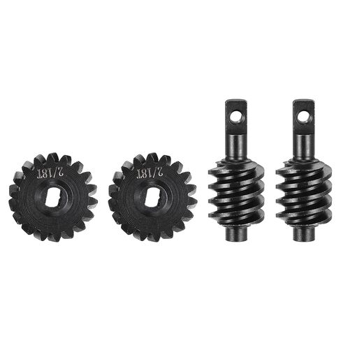 MECCANIXITY 2 Set Hardened Steel Axle Differentials Gear, 14T/18T Steel Gear Upgrade Parts for RC Vehicles Truck Drift Car Part, Black in Kuwait