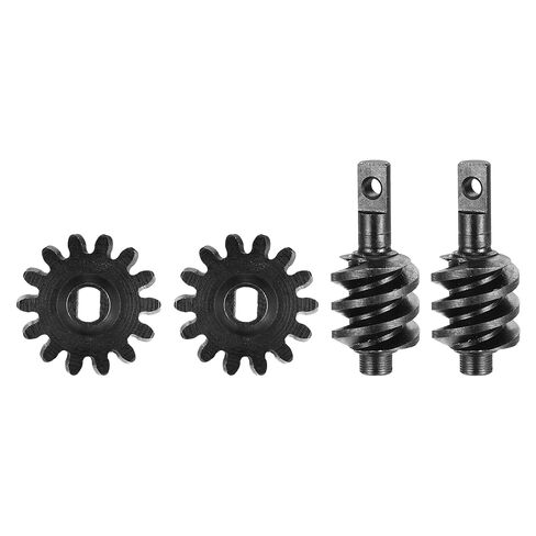 MECCANIXITY 2 Set Hardened Steel Axle Differentials Gear, 14T/18T Steel Gear Upgrade Parts for RC Vehicles Truck Drift Car Part, Black in Kuwait