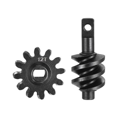 MECCANIXITY 2 Set Hardened Steel Axle Differentials Gear, 14T/18T Steel Gear Upgrade Parts for RC Vehicles Truck Drift Car Part, Black in Kuwait
