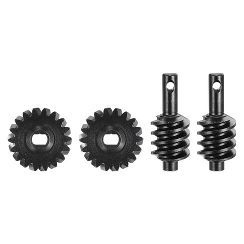 MECCANIXITY 2 Set Hardened Steel Axle Differentials Gear, 14T/18T Steel Gear Upgrade Parts for RC Vehicles Truck Drift Car Part, Black in Kuwait