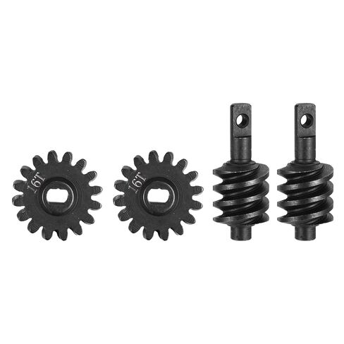 MECCANIXITY 2 Set Hardened Steel Axle Differentials Gear, 14T/18T Steel Gear Upgrade Parts for RC Vehicles Truck Drift Car Part, Black in Kuwait