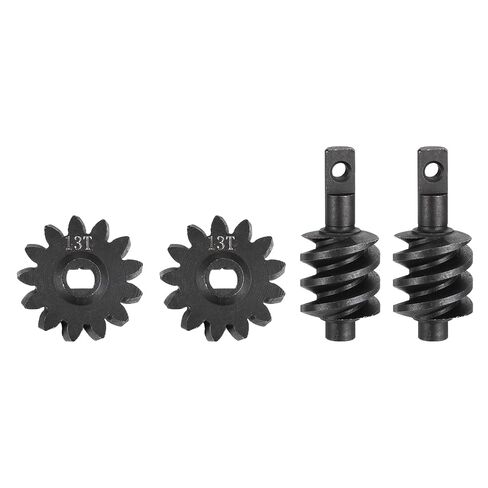 MECCANIXITY 2 Set Hardened Steel Axle Differentials Gear, 14T/18T Steel Gear Upgrade Parts for RC Vehicles Truck Drift Car Part, Black in Kuwait