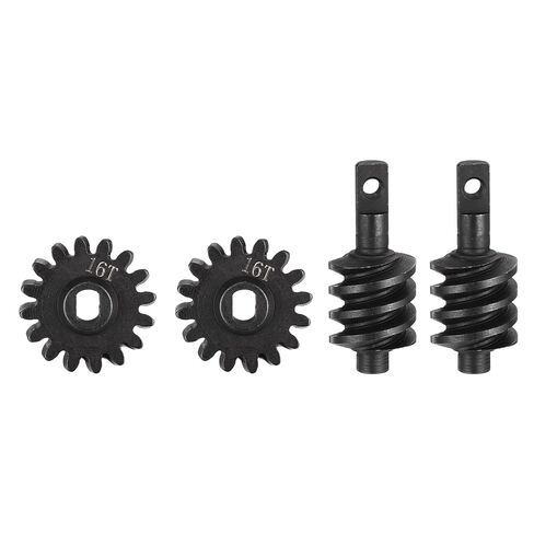 MECCANIXITY 2 Set Hardened Steel Axle Differentials Gear, 14T/18T Steel Gear Upgrade Parts for RC Vehicles Truck Drift Car Part, Black in Kuwait