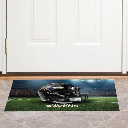 سجادة Northwest The Company NFL Baltimore Ravens قابلة للغسل، 20 بوصة × 32 بوصة، منظر طبيعي، ألوان الفريق in Kuwait