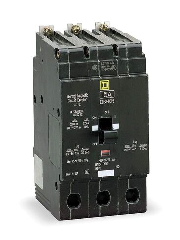 Square D Bolt On Circuit Breaker, 35 Amps, Number of Poles: 3, 277/480VAC AC Voltage Rating - EDB34035 in Saudi Arabia