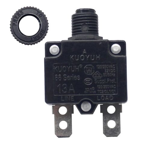 حقيقي KUOYUH (13amp) 88 سلسلة 125/250VAC 32VDC 50/60 هرتز الحراري الزائد قاطع الدائرة (13A) in Kuwait