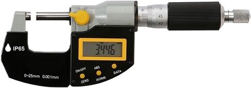 IP65 Digital Outside Micrometers Measuring Range 0-25mm/0-1inch Resolution 0.001mm/.00005inch 105-01-4(125-150mm) in Saudi Arabia