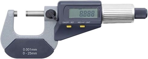 Digital Outside micrometers，0-25/25-50/50-75/75-100/100-125/125-150/150-175/175-200mm，Resolution 1um(175-200mm) in Saudi Arabia