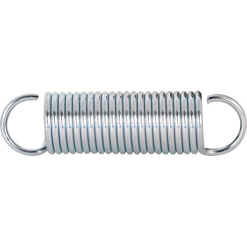 Prime-Line SP 9610 Extension Spring, Spring Steel Construction, Nickel-Plated Finish, 0.072 GA x 5/8 In. x 2-1/2 In., Single Loop Open, 2 Count (Pack of 1) in Kuwait