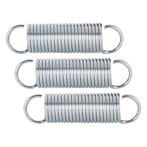 Prime-Line SP 9610 Extension Spring, Spring Steel Construction, Nickel-Plated Finish, 0.072 GA x 5/8 In. x 2-1/2 In., Single Loop Open, 2 Count (Pack of 1) in Saudi Arabia