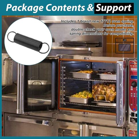 17712 Extension Spring Compatible with Blodgett Oven, Replacement Part for Pizza Oven in Kuwait