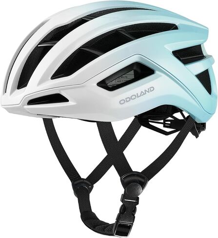 Odoland Adult Bike Helmet for Men & Women, Super Ventilation & Impact-Resistant Frame Bicycle Helmet for Commuting, Adjustable Dial System Lightweight for Road Cycling in Kuwait