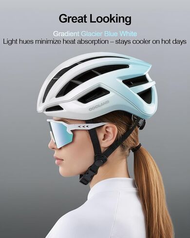 Odoland Adult Bike Helmet for Men & Women, Super Ventilation & Impact-Resistant Frame Bicycle Helmet for Commuting, Adjustable Dial System Lightweight for Road Cycling in Kuwait