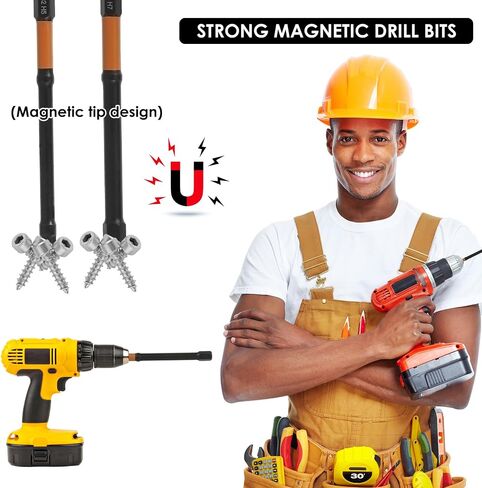10/20Pcs Impact Hex Head S2 Alloy Allen Wrench Drill Bit Set Metric and SAE with Magnetic Tips 1/4inch Quick Release Hex Shank Screw Driver Drill Bit for Repair in Kuwait