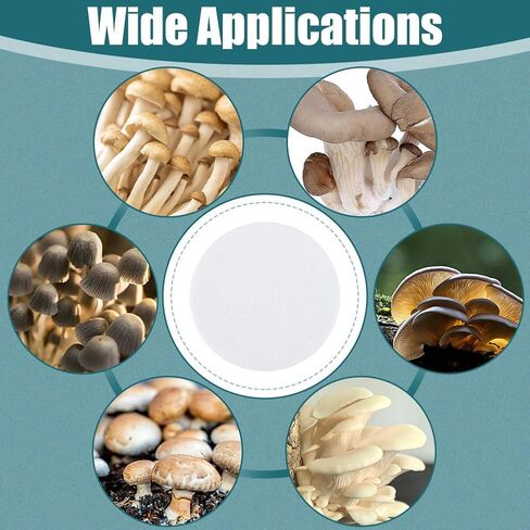 Freebloss 72 قطعة Monotub لاصق تصفية أقراص تصفية بقع الفطريات الفطر تزايد لوازم للفطر Monotub 7.2 سنتيمتر/2.8 بوصة in Kuwait