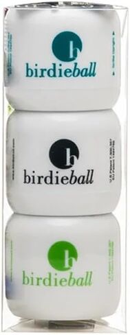 كم BirdieBall - 3 عبوات من كرات الجولف ذات التدريب المحدود على الطيران، بديل كرة الجولف الإسفنجية مع دوران وإحساس حقيقي، مساعد تدريب الجولف في الفناء الخلفي، ممارسة الجولف في الأماكن المغلقة، كرات الجولف 3 عبوات للرجال والنساء in Kuwait