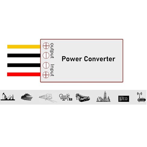 Non-Insulated Voltage Reduction Module, Reliable Regulator for Safety Systems, Input 72V, Output 12V in Kuwait