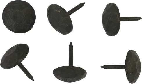Round Iron Clavos Decorative Nails – Hand-Forged Rustic Black Studs for Doors & Furniture, Perfect for Vintage Decor & DIY Projects, Durable, Weather-Resistant (Pack of 50) in Kuwait