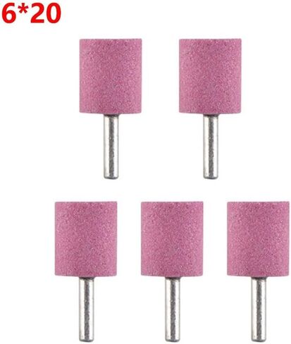 5pcs Abrasive Stone Set With 6mm Shank Suitable For Various Polishing Applications With For Rotary Tools(6x20) in Kuwait