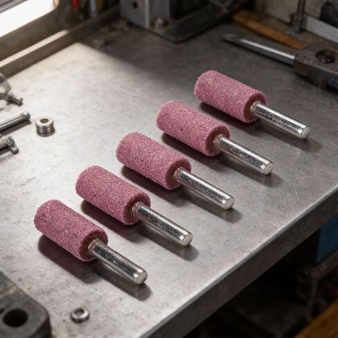 5pcs Abrasive Stone Set With 6mm Shank Suitable For Various Polishing Applications With For Rotary Tools(6x14) in Kuwait