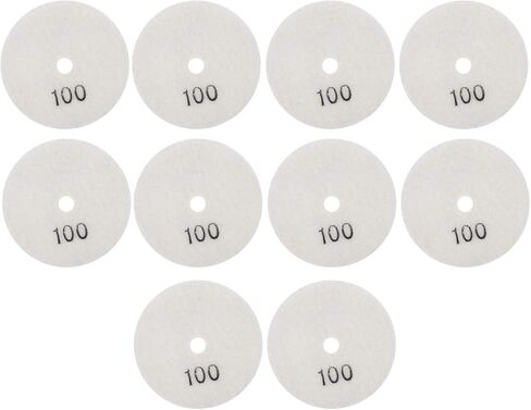Diamond POLISHING Pads 10PCS Buffing Concrete Stones 100 MESH for Marble in Kuwait