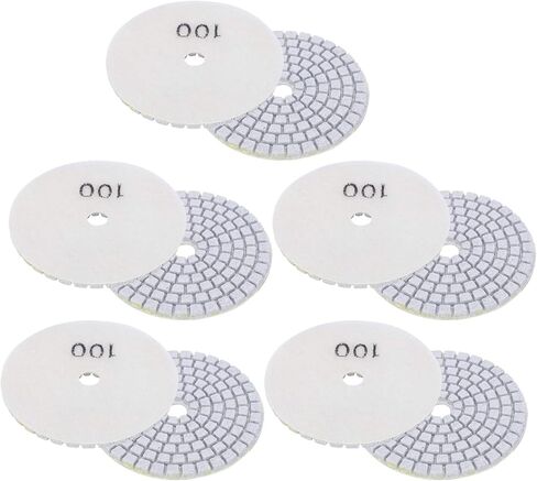Diamond POLISHING Pads 10PCS Buffing Concrete Stones 100 MESH for Marble in Kuwait