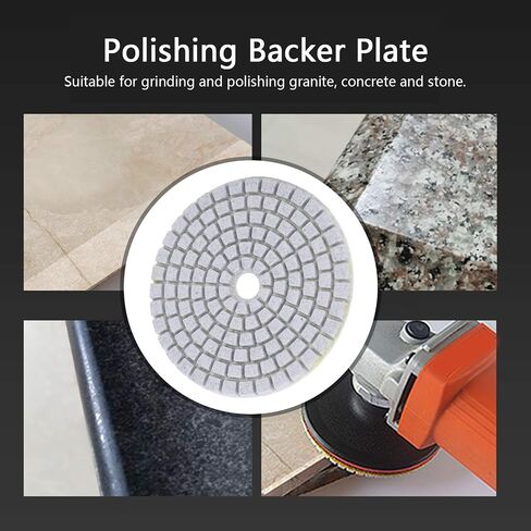 Diamond POLISHING Pads 10PCS Buffing Concrete Stones 100 MESH for Marble in Kuwait