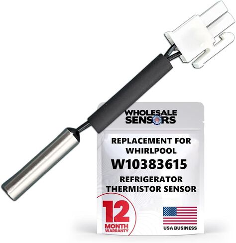 Replacement Whirlpool W10383615 Refrigerator Thermistor 12 Month Warranty & USA Support in Kuwait