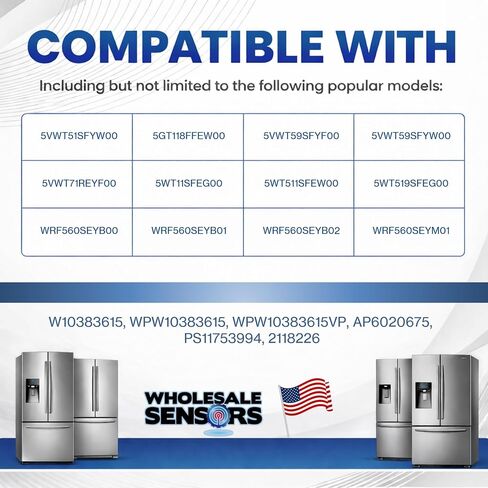 Replacement Whirlpool W10383615 Refrigerator Thermistor 12 Month Warranty & USA Support in Kuwait