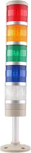 LGP-205/505 5 Layers 12V 24V 110V 220V Industrial Tower Signal Stable Warning Light Flash Indicator Light LED(Steady Light 220V) in Kuwait